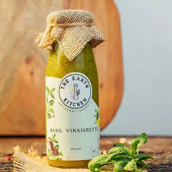 Basil Vinaigrette - The Earth Kitchen