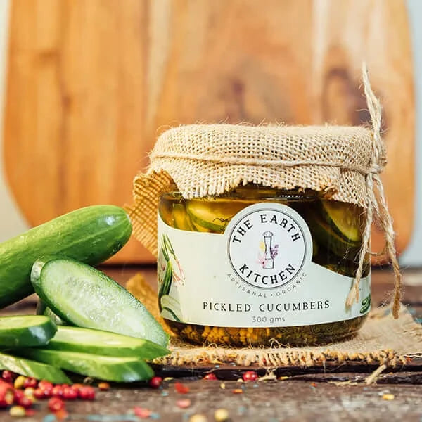 Pickled Cucumbers - The Earth Kitchen
